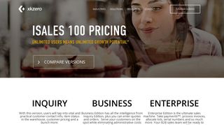 Subscription pricing for iSales 100 - xkZero