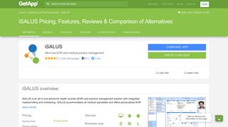 iSALUS Pricing, Features, Reviews & Comparison of Alternatives ...