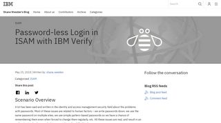 Password-less Login in ISAM with IBM Verify - Shane Weeden's Blog