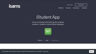 iStudent App - iSAMS