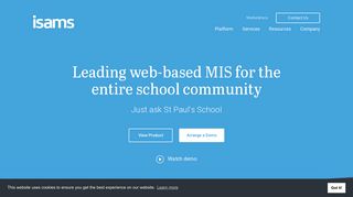 iSAMS MIS | School Management Information System (MIS)