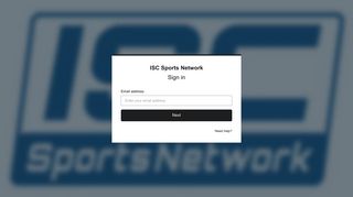 Sign in - ISC Sports Network