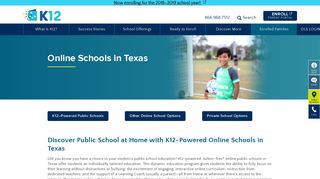 Online Schools in Texas | K12 - K12.com