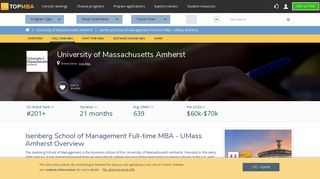 University of Massachusetts Amherst | Isenberg School of ...