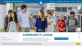 Community Login - International School Hamburg