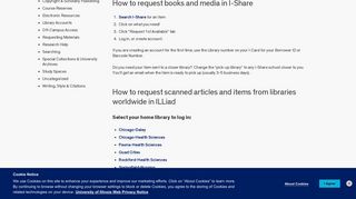 Request items - UIC Library