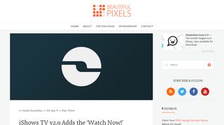iShows TV v2.9 Adds the 'Watch Now!' Feature • Beautiful Pixels