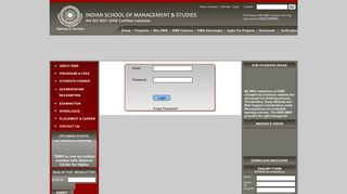 Login - WELCOME TO ISMS