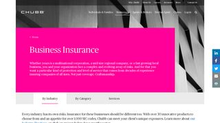 Business Insurance in US - Chubb