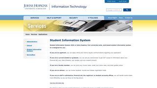 Student Information System - <span class=