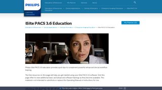 iSite PACS 3.6 Education | Philips Healthcare Education