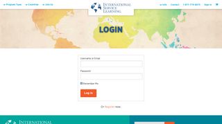 Login | International Service Learning Online