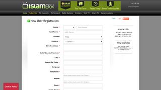 New User Registration - IslamBox