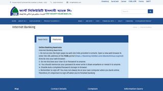 Internet Banking – FSIBL - First Security Islami Bank Limited