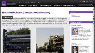 The Islamic State (Terrorist Organization) | RAND