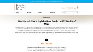 The Islamic State: 5 of the Best Books on ISIS to Read Now | Penguin ...