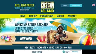 Welcome to Reel Island | Log In