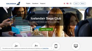 Saga Club Frequent Flyer Club | Icelandair
