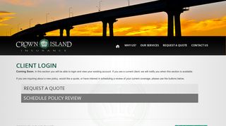 Client Login - Crown Island Insurance | Personal Insurance ...