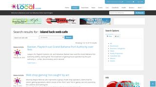 Bahamas Local : search results for : island luck web cafe