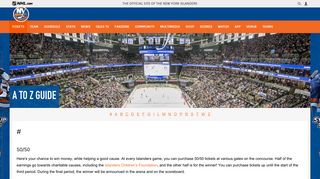 New York Islanders - A to Z Guide | New York Islanders - NHL.com