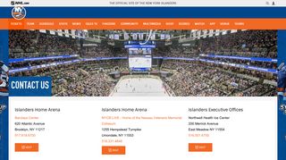 New York Islanders - Contact Us | New York Islanders - NHL.com