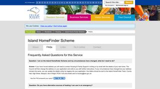 Island HomeFinder Scheme - Service Details - Isle of Wight Council