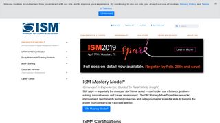 Institute for Supply Management: ISM