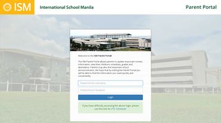 ISM Parent Portal - International School Manila