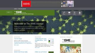 The ISME Journal - Nature