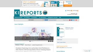 Kidney International Reports Home Page