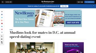 Muslims look for mates in D.C. at annual speed-dating event - The ...