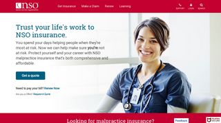NSO: Nursing Malpractice Insurance, Liability Insurance Nurses