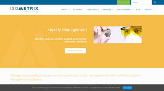 Quality Management Software Solution from IsoMetrix