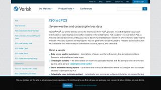 ISOnet PCS | Verisk Analytics