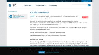 Circulars on ISOnet | Verisk Analytics