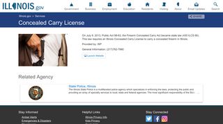 Concealed Carry License - Illinois.gov