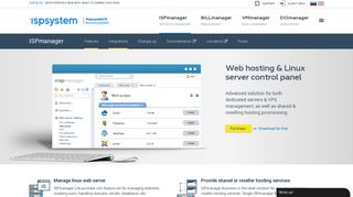 ISPmanager | Best web hosting & Linux server control panel - ISPsystem