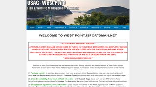 USMA-West Point - iSportsman: Home