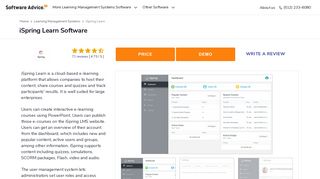 iSpring Learn Software - 2019 Reviews, Pricing & Demo