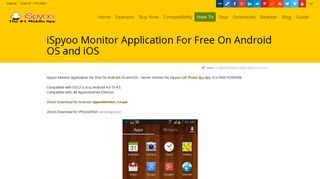 iSpyoo Monitor Application For Free On Android OS and iOS
