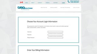 Account Login | ISQ Solutions Web Hosting