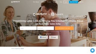 Square Scheduling App & Time Integration | Deputy©