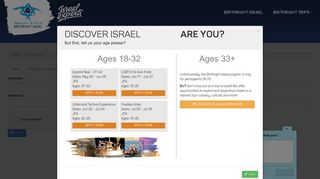 User account | Tour Israel with Israel Experts - Birthright Israel