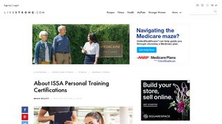 About ISSA Personal Training Certifications | Livestrong.com