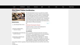 ISSA Online Trainer Certification | Chron.com