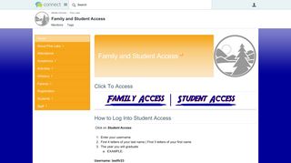 Family and Student Access - Issaquah Connect