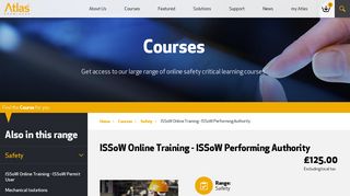 ISSoW Online Training - ISSoW Performing Authority | Atlas Knowledge