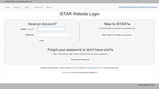 iSTAR Website Login - iSTAR Ticketing and Registration