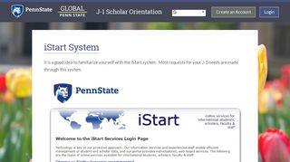 iStart System - Penn State Global Programs Courses